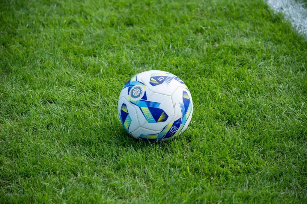 Soccer Ball on Pitch